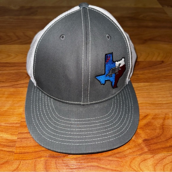 Texas State Armadillos SnapBack Trucker Hat Gray/White Necessary Roughness Team - Picture 1 of 12